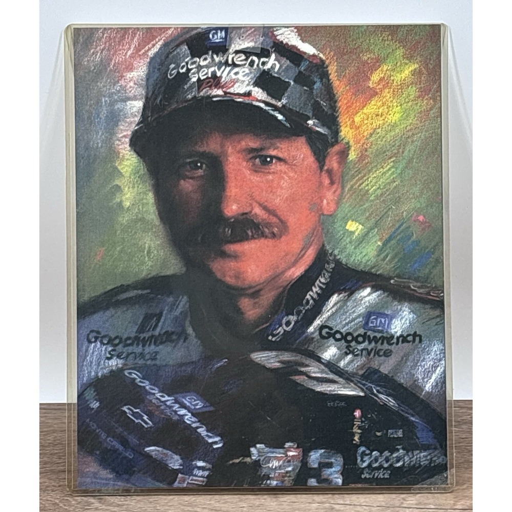 Vintage Dale Earnhardt Sr Goodwrench‎ Service Portrait Print NASCAR 8x10